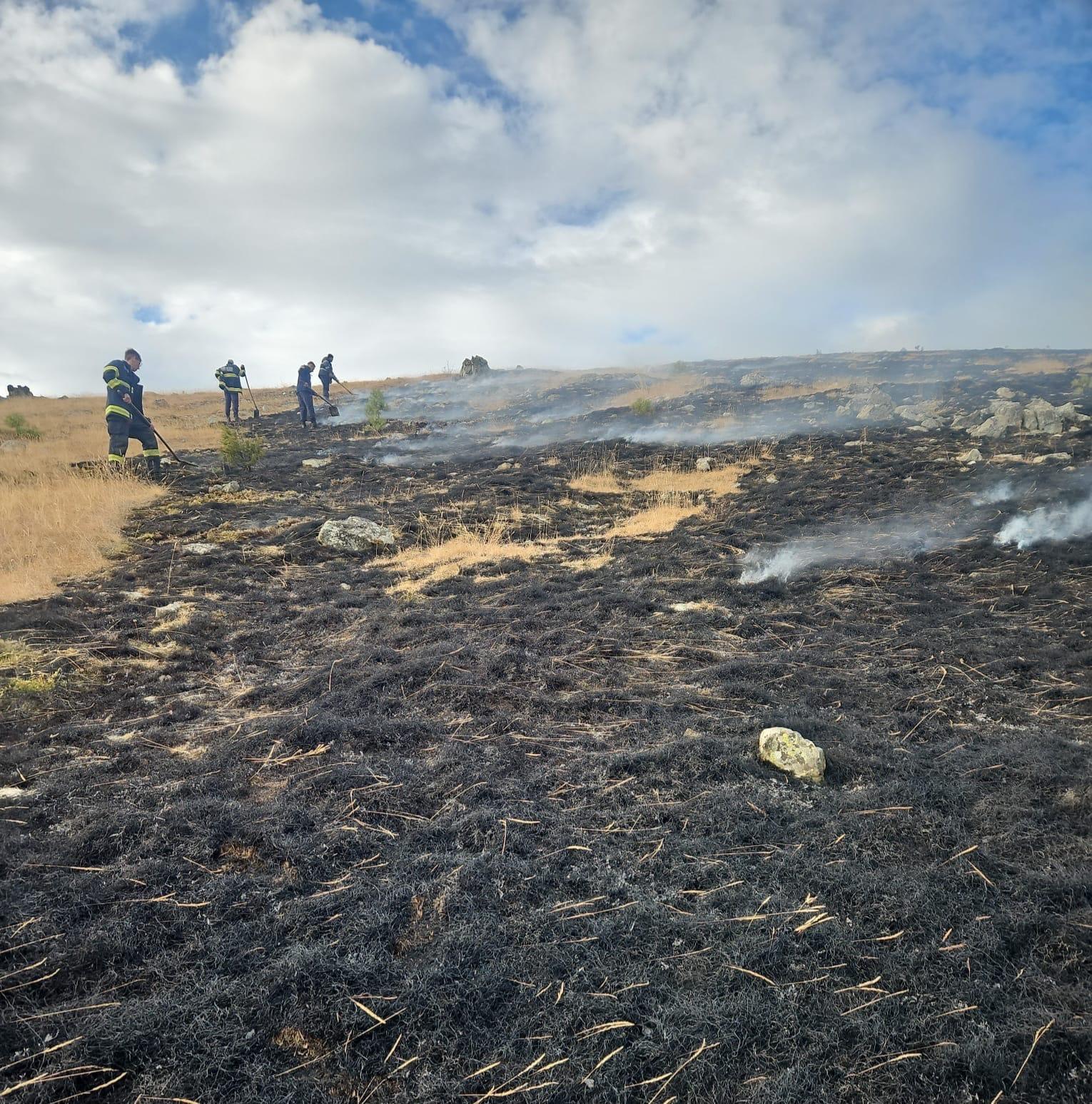 Incendiu de amploare la Orșova. Pompierii intervin în zone greu accesibile