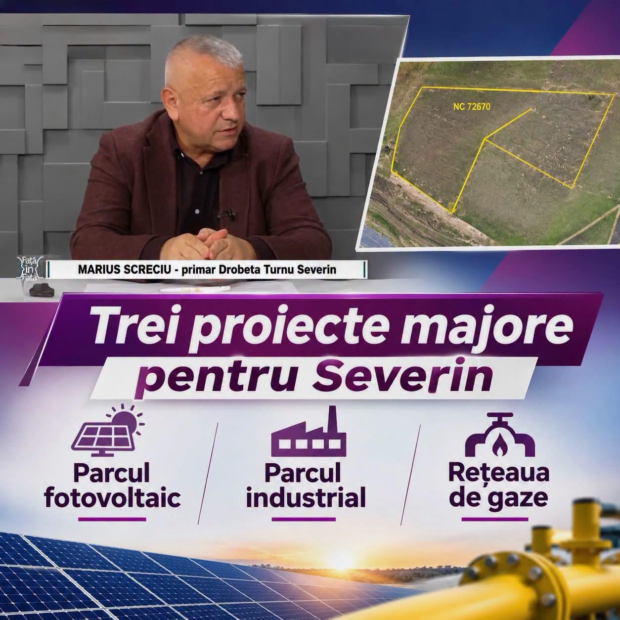 SEVERINUL PREGĂTEȘTE TREI INVESTIȚII CARE POT SCHIMBA VIITORUL ORAȘULUI! Primarul Marius Screciu a prezentat stadiul investițiilor!